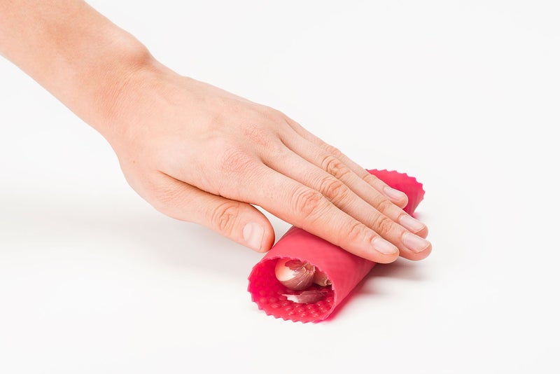 Zyliss Garlic Peeler - Silicone Garlic Peeler Tube Roller for Easy Garlic Skin Removal - Dishwasher Safe - Perfect for Gift & Essential Kitchen Gadgets - Red - Image 3